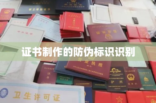 南湖证书制作的防伪标识识别